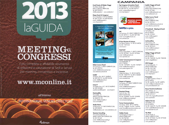 2013 Meeting & Congressi